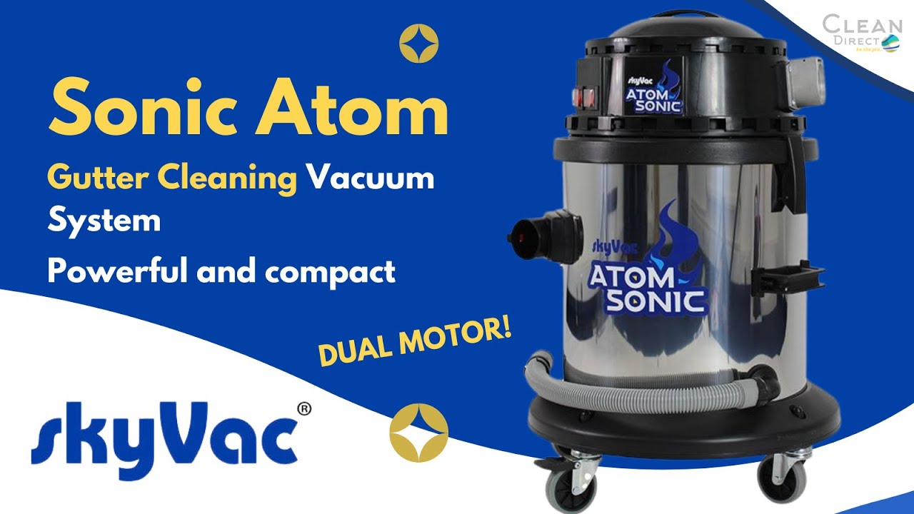 SkyVac Sonic Atom | Powerful and Compact! - Gutter Cleaning Vacuum System