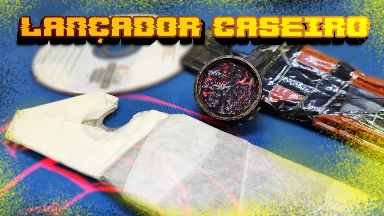 COMO FAZER LANÇADOR CASEIRO PARA BEYBLADE CASEIRO - Tutorial | Free Blader