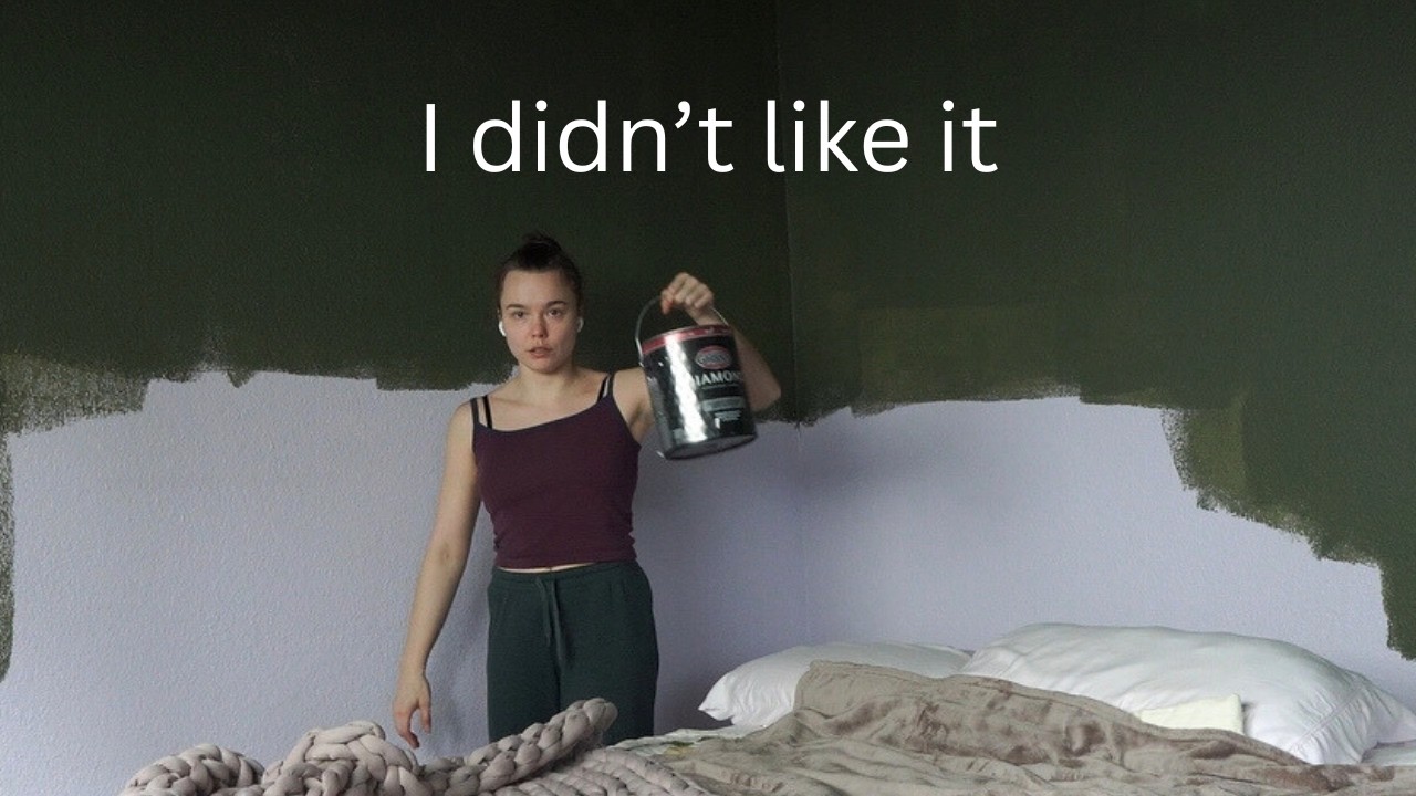 I’m afraid of being seen (so I painted my room)