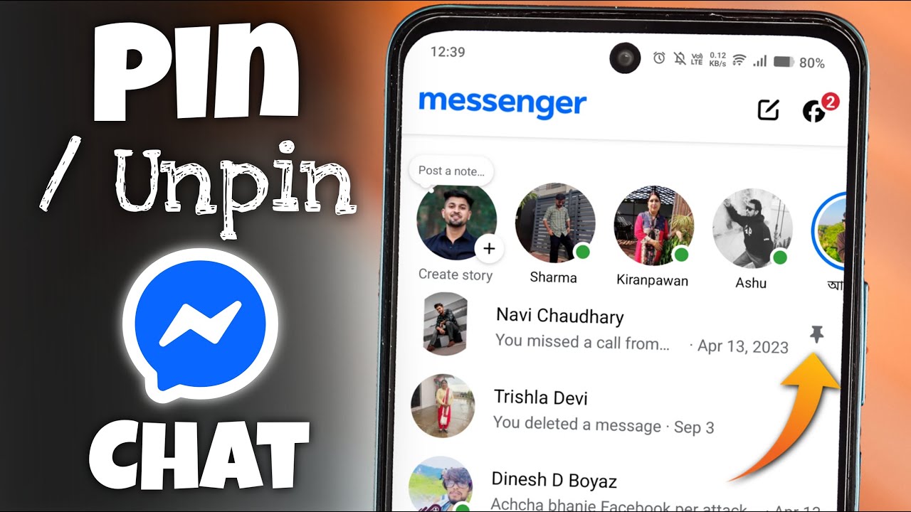 How to Pin / Unpin Chat in Messenger
