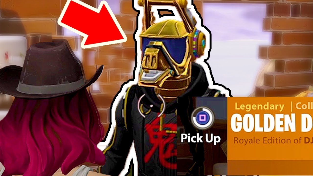 How to get the GOLDEN DJ YONDER Skin in Fortnite: Battle Royale *NEW* Easter egg