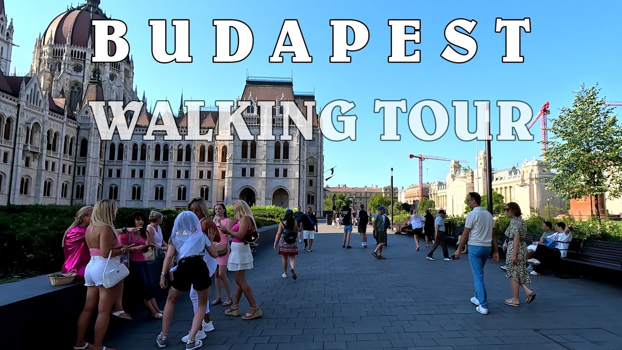 Budapest Hungary 4K Walking Tour 2025 | Budapest Walk 🇭🇺