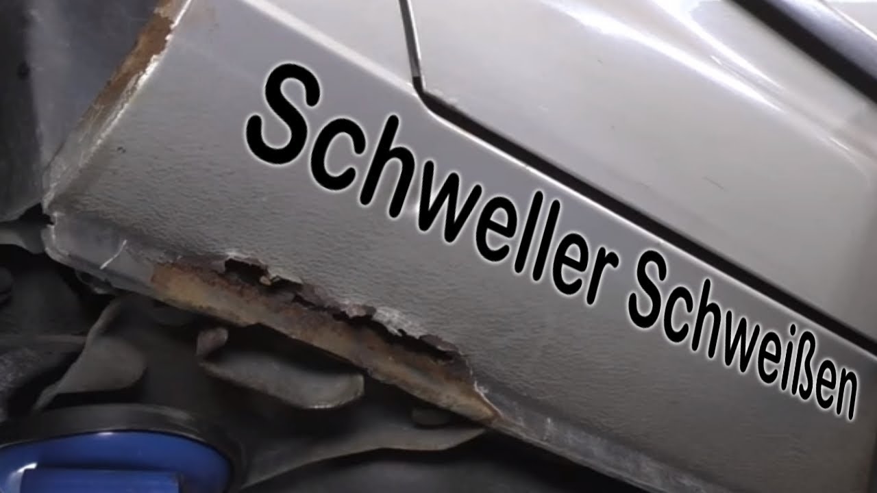 Der Kampf gegen den Rost - Schweller Schweißen, Lackstellen bearbeiten