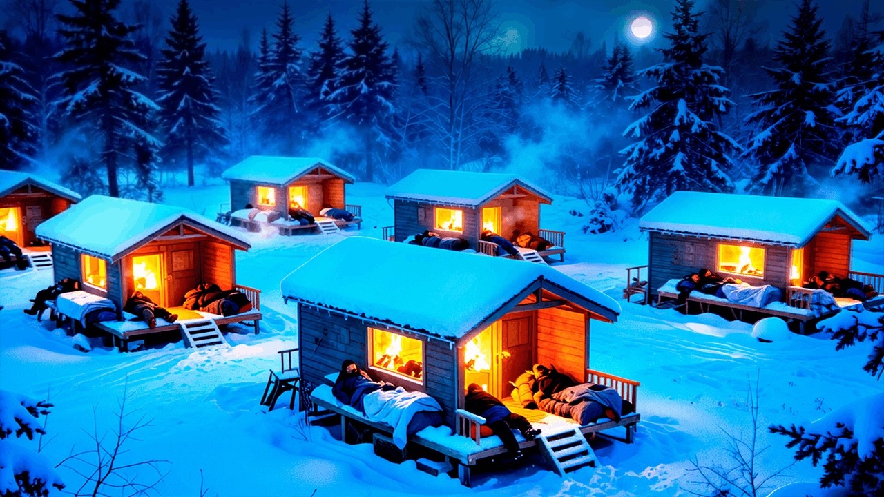 How People Sleep in Alaskan Off-Grid Cabins During Brutal Winters | Documentary For Sleep