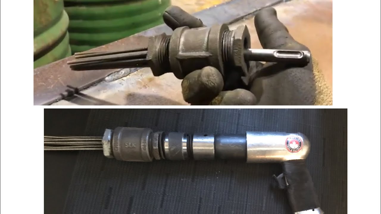 Quick change needle scaler air & SDS