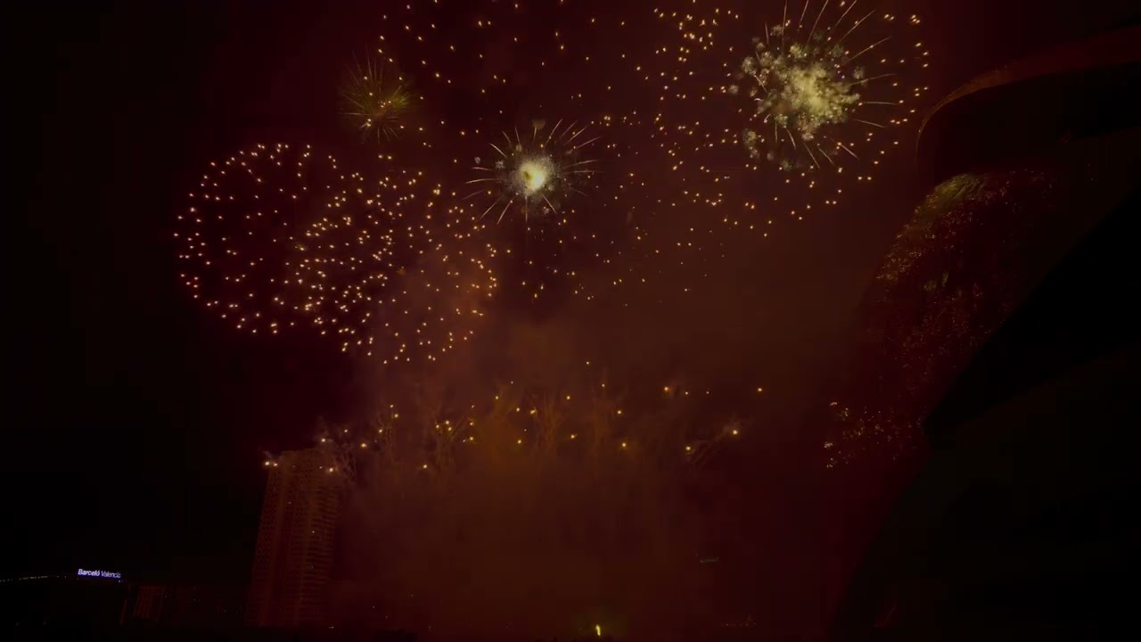 Castillo Pirotecnia Vulcano Fallas 2025 ~4K HDR~