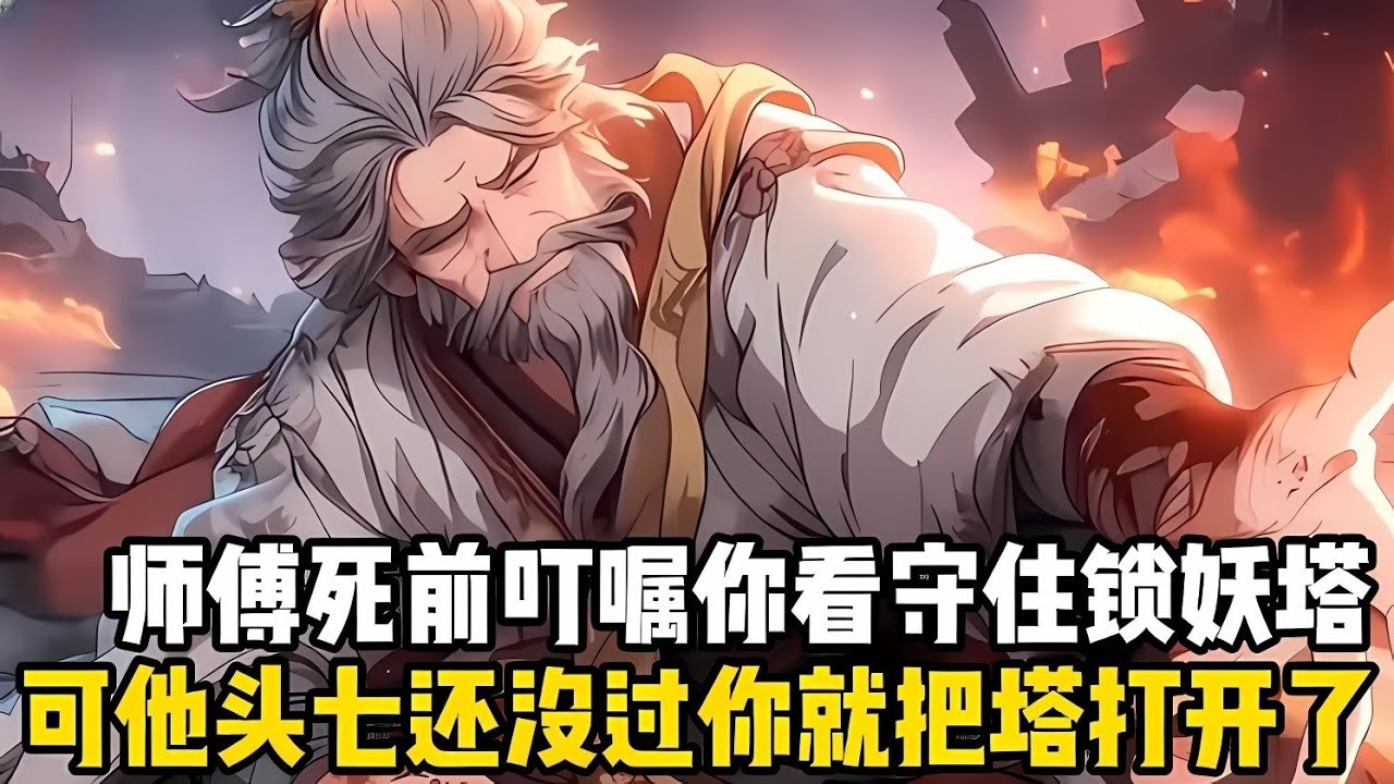 師父臨死前叮囑我一定要看守住鎖妖塔，但他連頭七都沒過，我就急着把塔內妖魔放迴到人間，然而那群傻子面對妖魔不僅不怕還很興奮#漫画 #小说 #玄幻