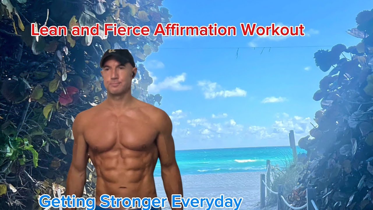 Lean & Fierce: 5 Minute HIIT Beach Workout with Positive Affirmations