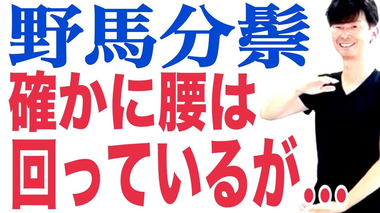24式太極拳｜野馬分鬃｜確かに腰は回っているが…￼