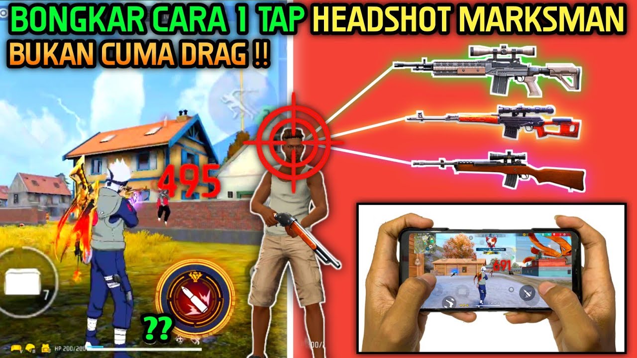DIJAMIN JAGO 1 TAP HEADSHOT ‼️BONGKAR RAHASIA 1 SHOT WOODPEAKER - SVD - AC80 DRAG & AIM YANG BENAR 🔥