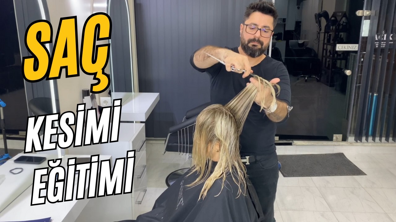 Bu Modelde Düz ve Katlı Saç Kesimi Tekniklerinin Tamamı Var | Profesyonel Eğitim