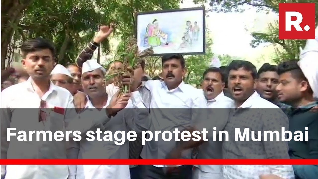 Farmers Stage Massive Protest In Mumbai Seeking Compensation For Crop Damage