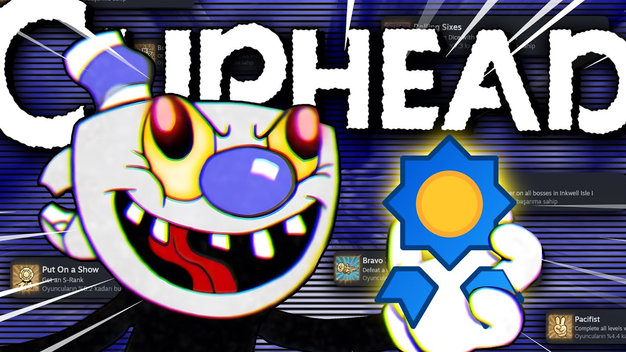 Cuphead’deki Tüm BAŞARIMLARI Aldım ÇOK ZORDU