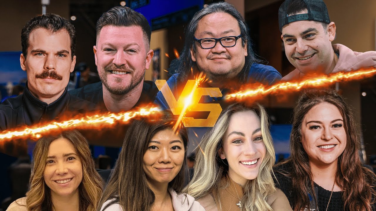 WOMEN VS MEN! TEAM BATTLE!!! Valentine's Poker Cash Game LIVE