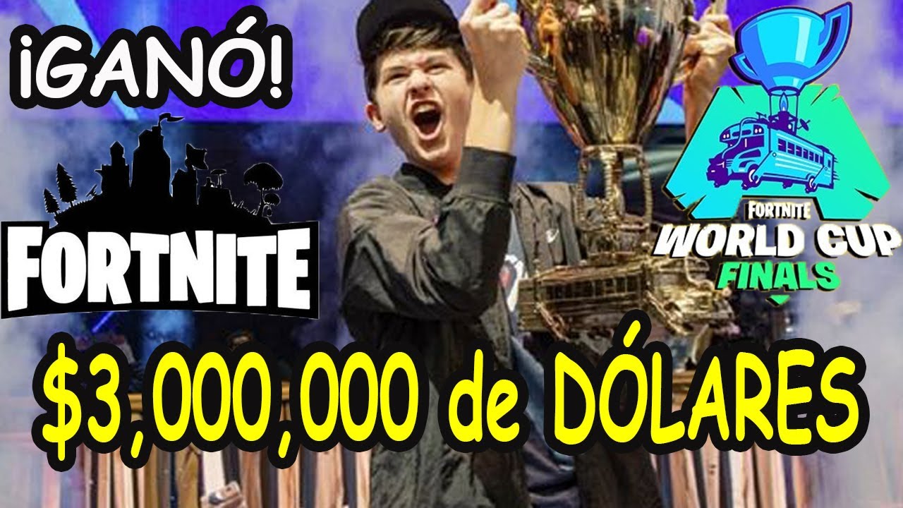 BUGHA de 16 a&ntilde;os es NUEVO CAMPE&Oacute;N de FORTNITE WORLD CUP GANO $3,000,000 de D&oacute;lares 28-JULIO-2019