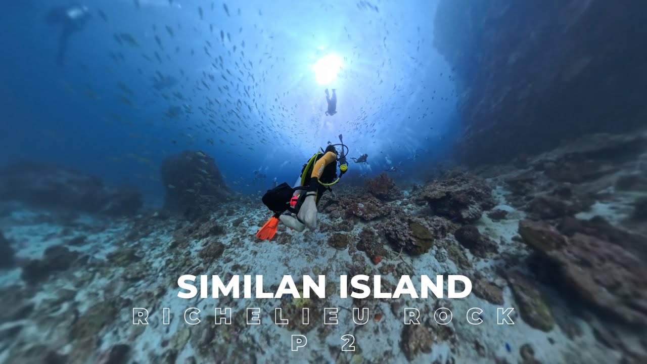 360 scuba diving video Similan islands group Dan 9th dive richelieu rock 2