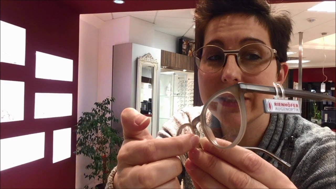 Kunststoffbrille rutscht