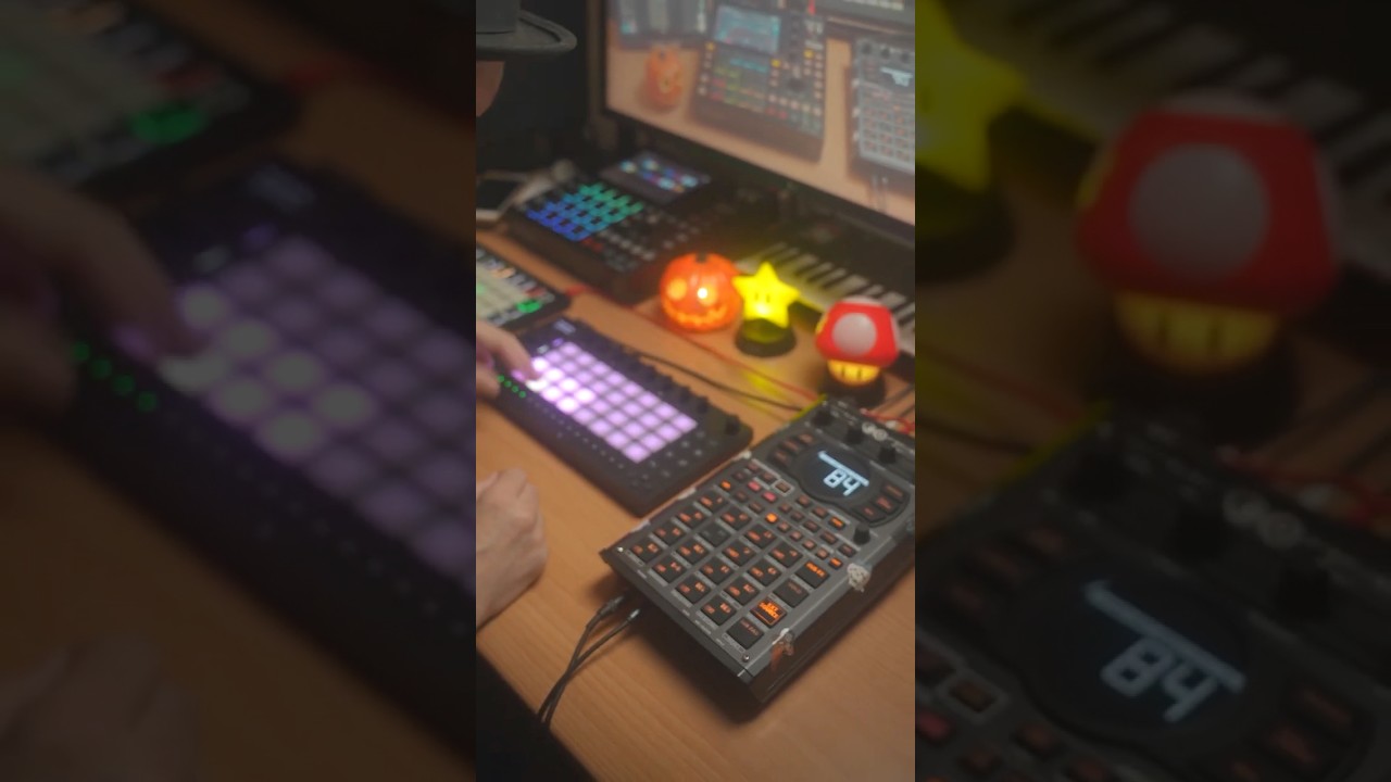 😀 Monday Night Chill Synth Flow - Clean Guitar Flip | Ableton Move + ROLAND SP-404 MKII
