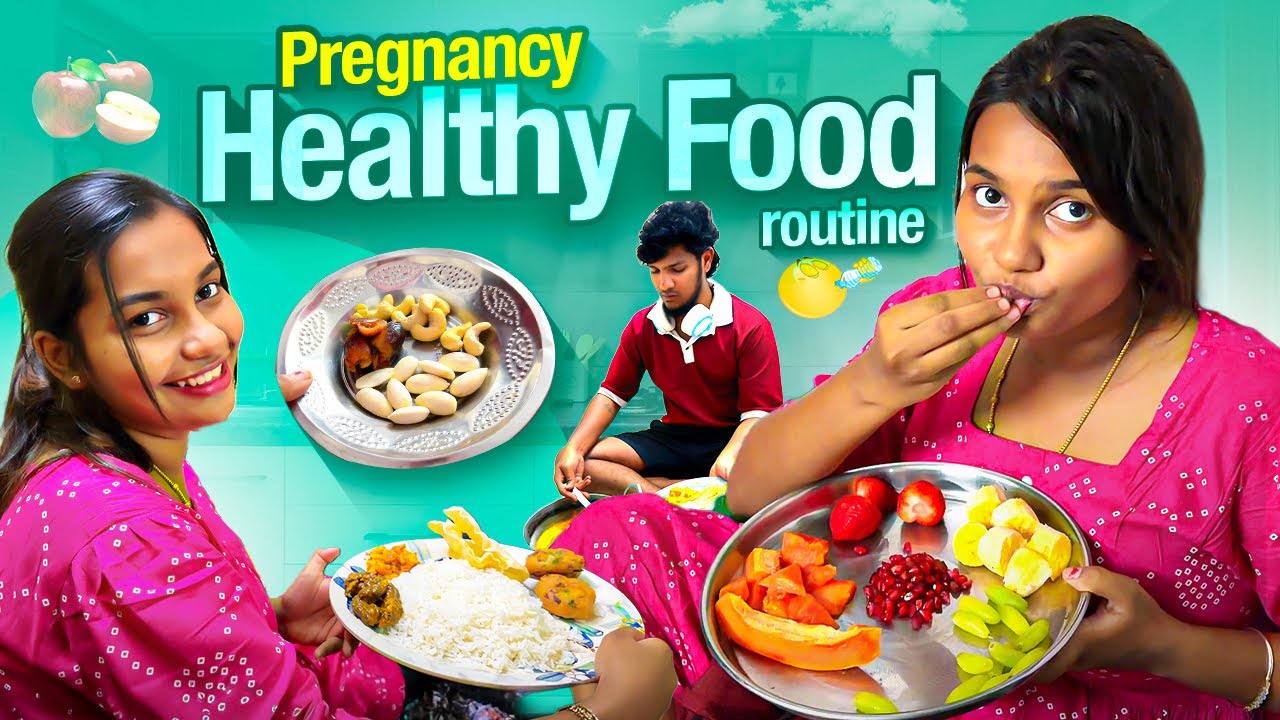 🤰Pregnancy Food Routine Vlog 🤍 | Healthy Foods for Mom & Baby✅😻