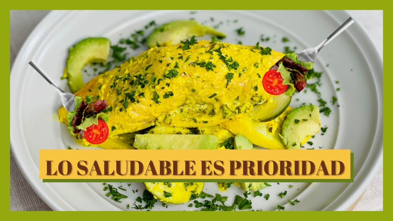SALMON en salsa De CURCUMA con YOGURT 2021