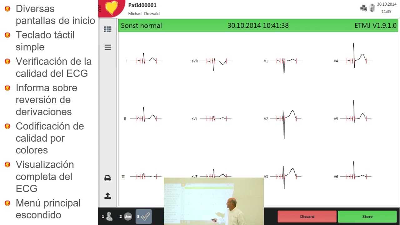 Características y ventajas del Electrocardiógrafo FT-1 de Schiller