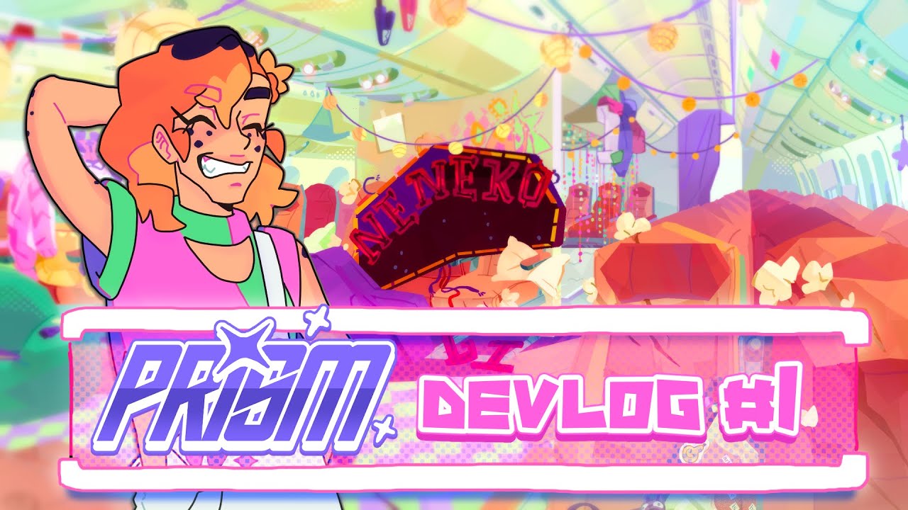 PRISM Devlog #1! Props 'n backgrounds 'n worldbuilding woah!