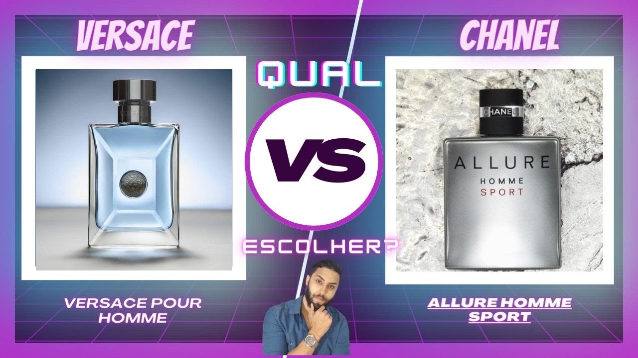 Chanel vs Versace (Versace pour homme x Allure homme sport) qual sairá vencedor? #chanel #versace