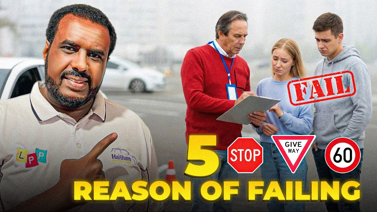 5 Common Reasons People Fail Their Driving Test in Perth WA