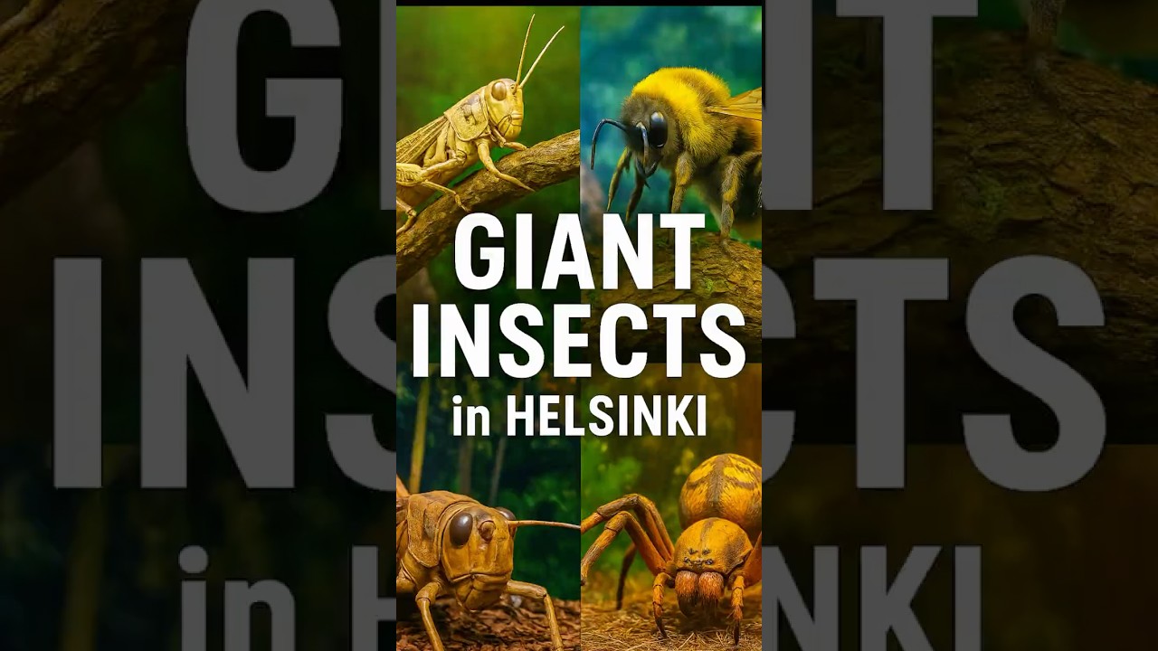 Meet the Giant Bugs at Korkeasaari Zoo | Suurenmoiset ötökät, Helsinki