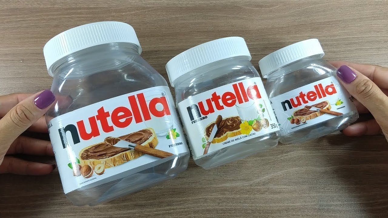 4 IDEIAS INCRÍVEIS COM POTE DE NUTELLA 💖