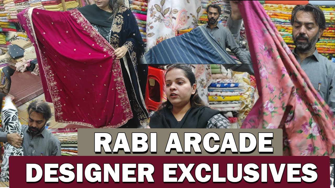 Found Famous Designer Unstitched Fabric | Beautiful Embroidered, Velvet Shawls, Jacquard dresses