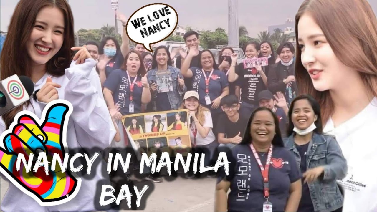 MOMOLAND Nancy cleaning Manila Bay