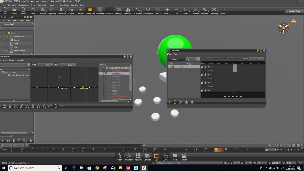 06.VRed animation basic