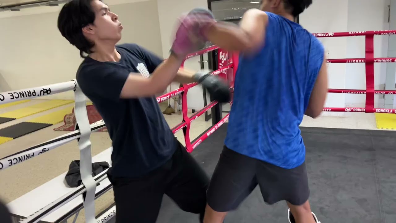 Sparring kick boxing
