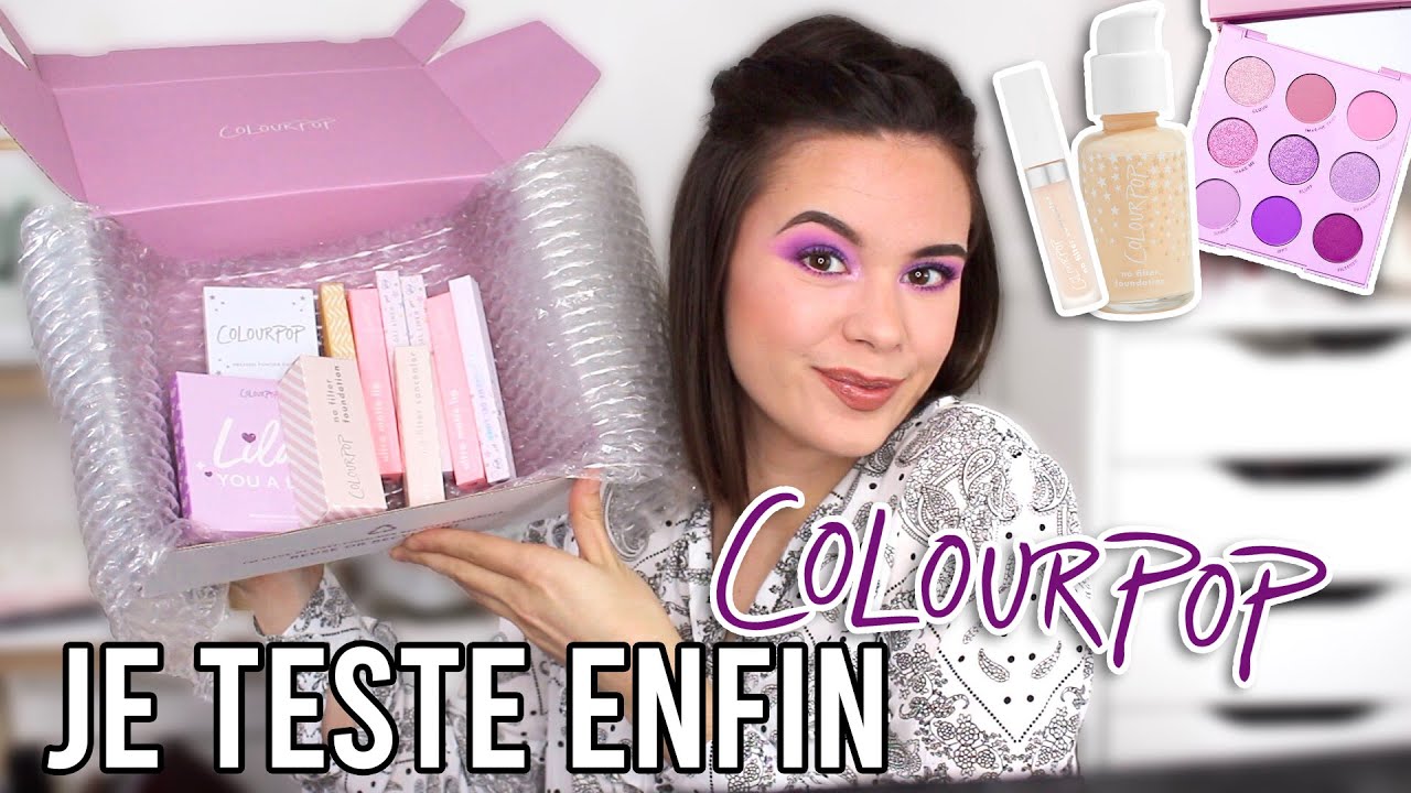 JE TESTE ENFIN COLOURPOP !