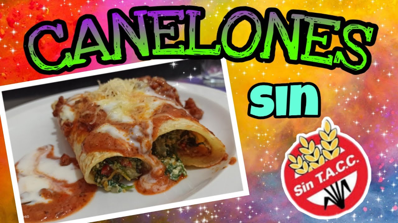 Canelones sin TACC / sin GLUTEN / para celíacos