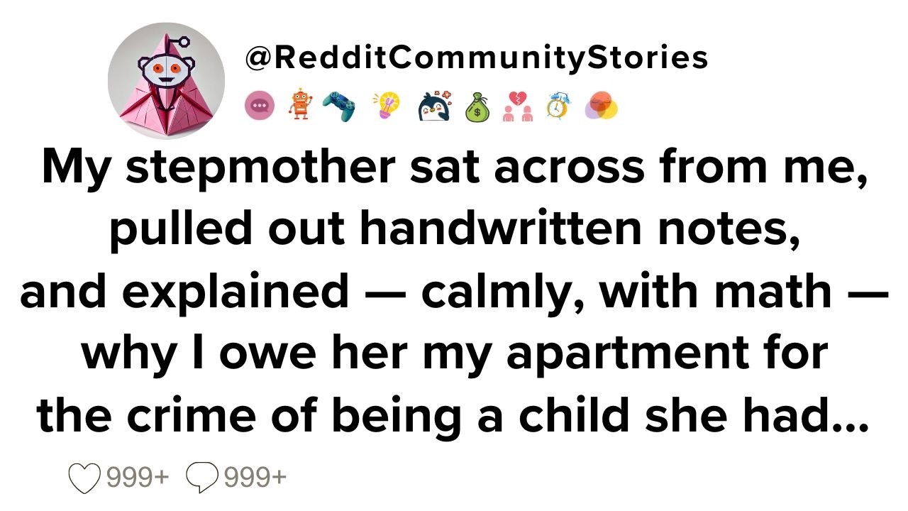 |FULL STORY| My stepmother sat across from me, pulled out handwritten notes, and explained—calmly...