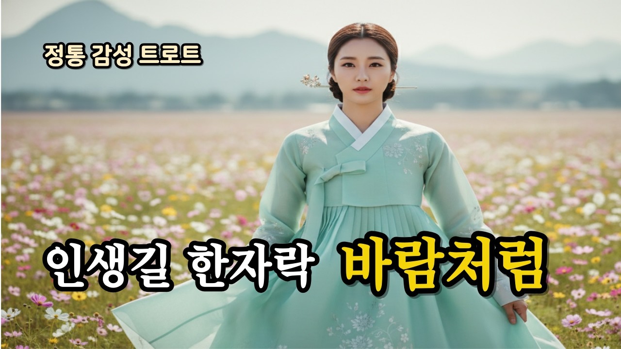 정통감성트로트 |  인생길 한자락 바람처럼   인생 트롯 5곡 모음