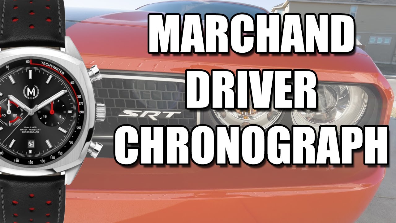 🏁British Design MEETS American Muscle! | MARCHAND Driver Chronograph Watch Review 🏁