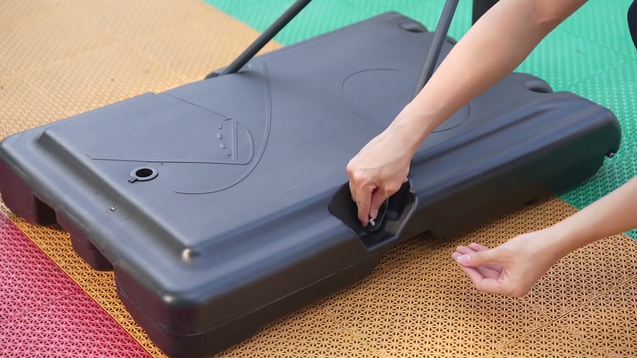 Portable Basketball Hoop Installation Video