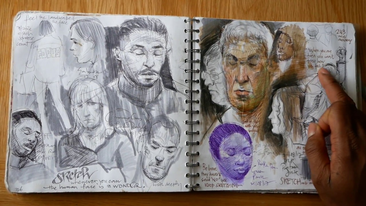 ADEBANJI ALADE'S SKETCHBOOK- August 2017- Nov 2017