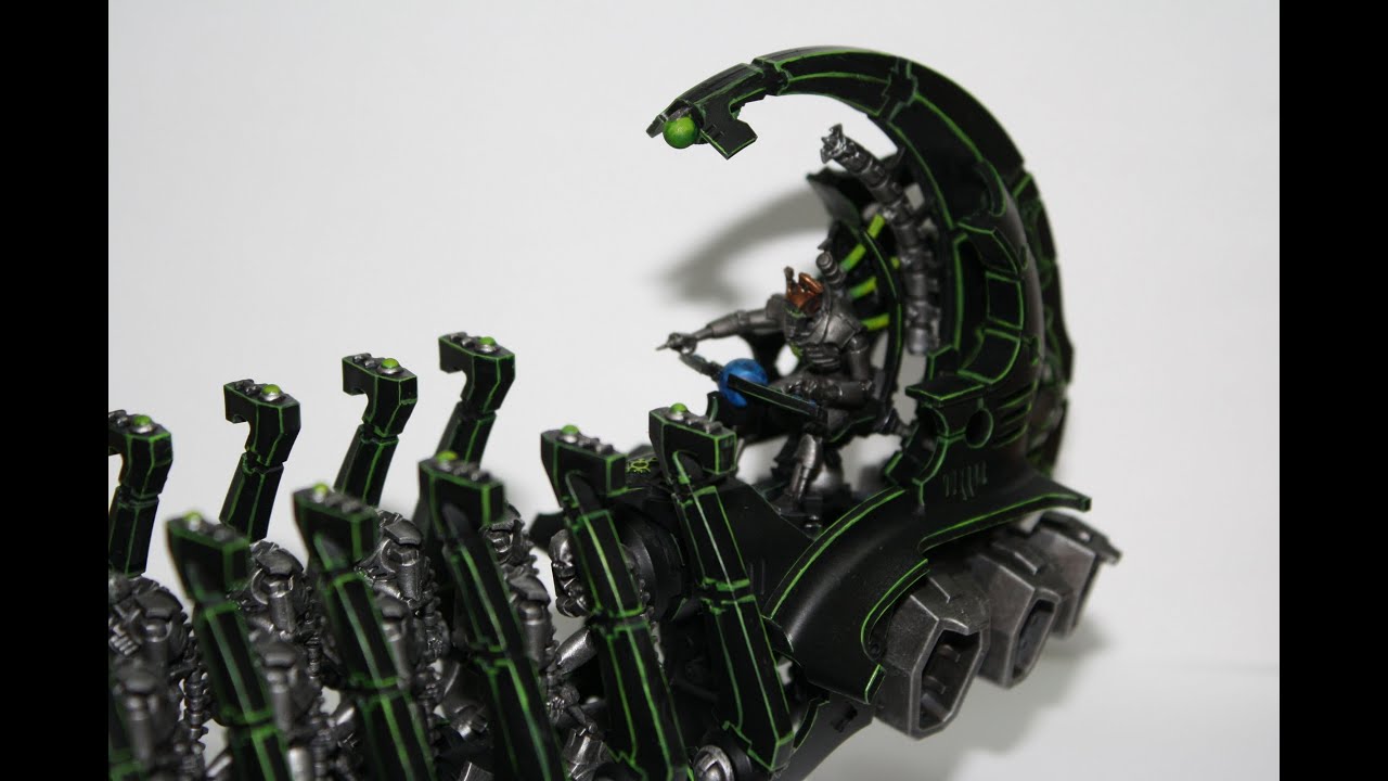 Warhammer 40K Painting Tutorial - How to Paint a Necron Ghost Ark