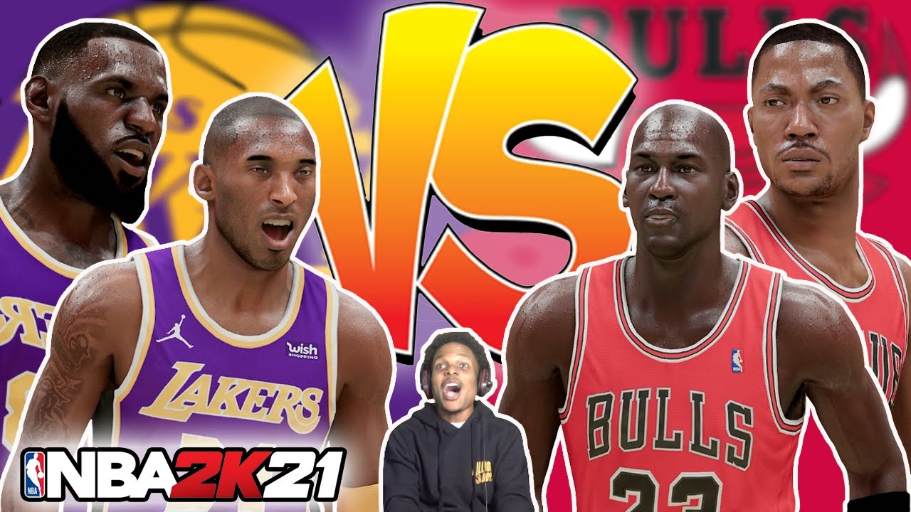 LEBRON & KOBE vs JORDAN AND ROSE!! NBA 2K21 NEXT GEN
