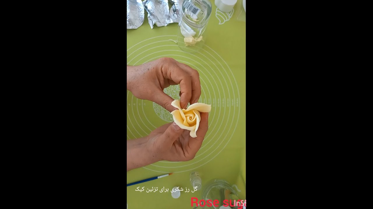 How to make a sugar rose  Easy cake Decoration Tutorial