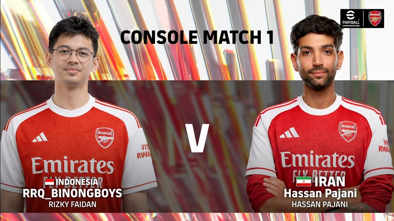 MATCH 1 | RRQ FAIDAN VS HASSAN PAJANI EFOOTBALL CHAMPIONSHIP OPEN 2026 CLUB ARSENAL