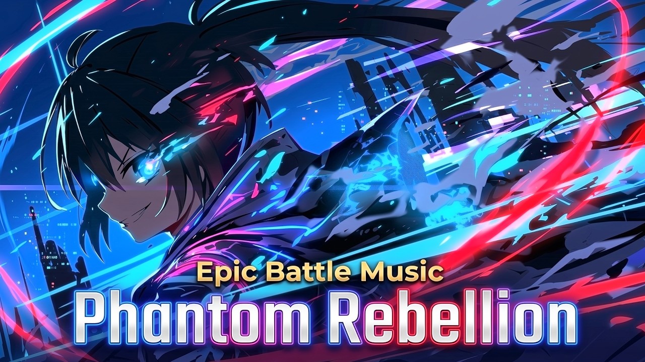 【戦闘BGM】疾走感ある中二病感MAXなエレクトロニックロックバトル曲｜Phantom Rebellion【フリーBGM・かっこいい・Battle・Electronic Rock】