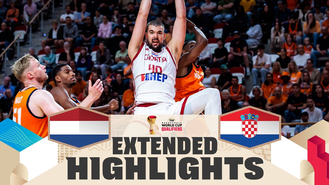 Netherlands 🇳🇱 v Croatia 🇭🇷 | Extended Highlights | FIBA Basketball World Cup 2027 European Qualif.