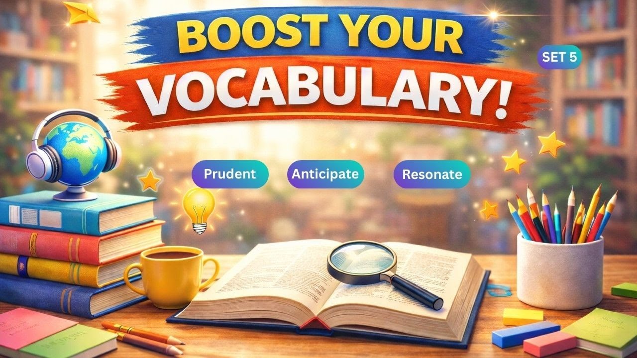 Can you get 12/15 in this Vocabulary Quiz? | Quiz Challenge | Boost Your Vocabulary | Set 5