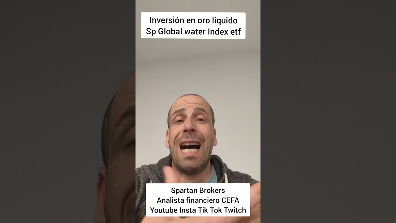 Inversión en oro líquido agua. Es rentable ?