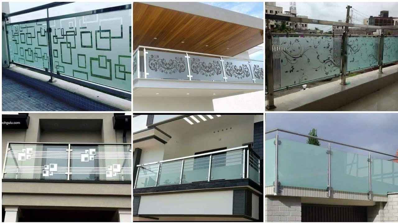 Glass Railing Balcony Design 2025 || Balcony Glass Design || Balcony Design || Steel Railing Design
